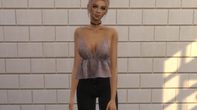 Crochet Top для The Sims 4