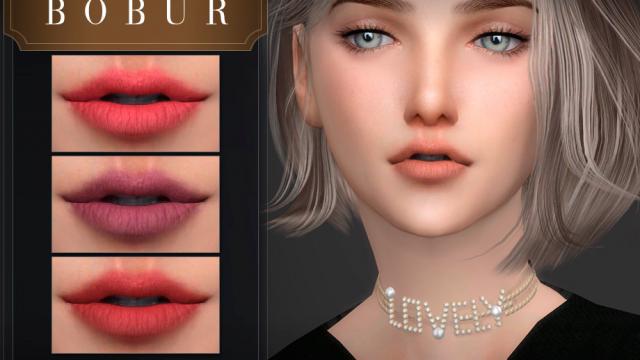 Bobur Lipstick 106 for The Sims 4