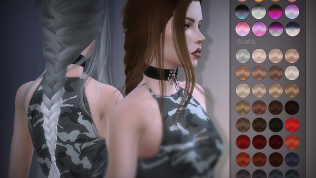 LeahLillith Daydream Hair for The Sims 4