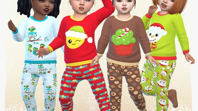 Toddler Christmas PJ - Needs EP Cats & Dogs