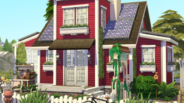 Scandinavian House  no CC for The Sims 4