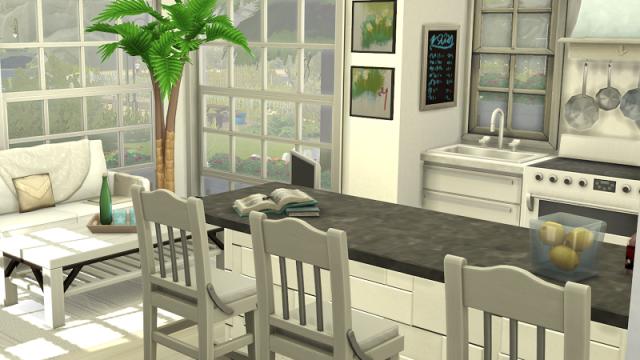 Scandinavian House  no CC for The Sims 4