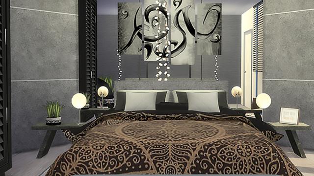 Kala Bedroom для The Sims 4