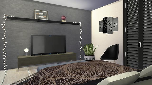 Kala Bedroom для The Sims 4