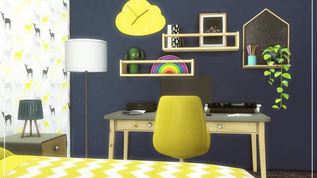 Florence Teen Bedroom для The Sims 4