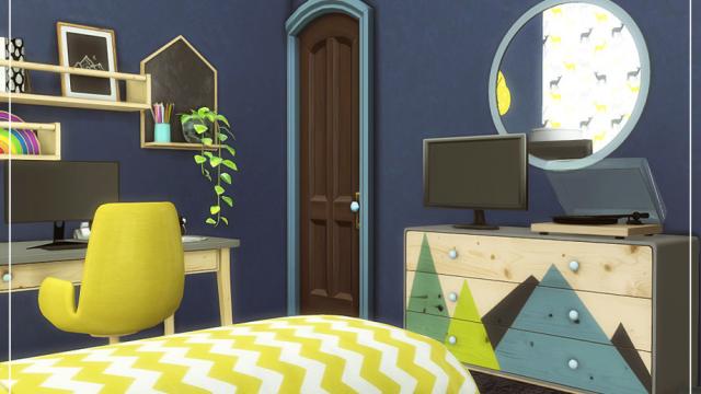 Florence Teen Bedroom для The Sims 4