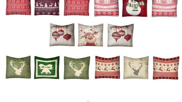 2020 Holiday Collab TSR kardofe Cushions