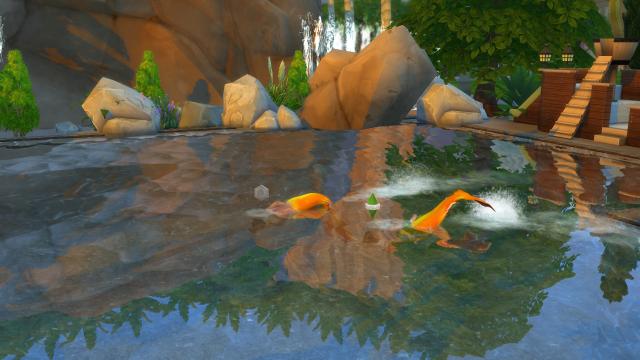 Плаваем кругами в бассейне / Swim Around in Pools для The Sims 4