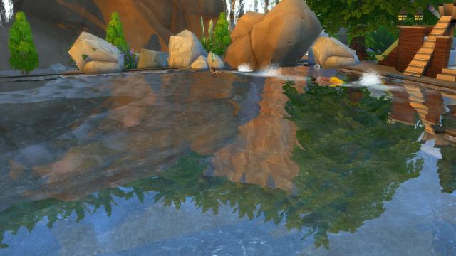 Плаваем кругами в бассейне / Swim Around in Pools для The Sims 4