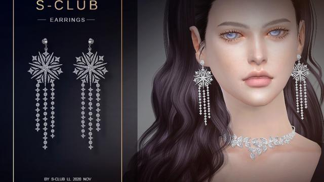 S-Club ts4 LL EARRINGS 202033