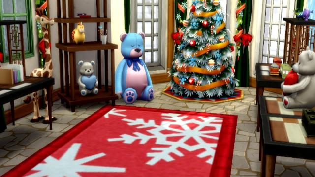 Christmas toy shop для The Sims 4