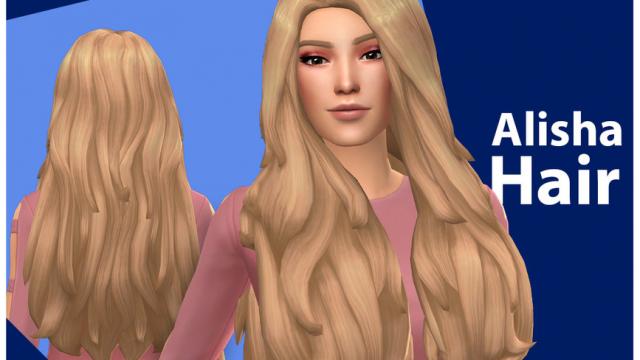 Alisha Hair for The Sims 4