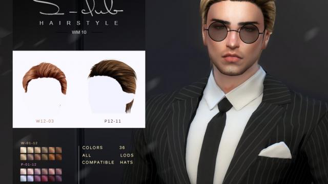 S-Club ts4 WM Hair 20210