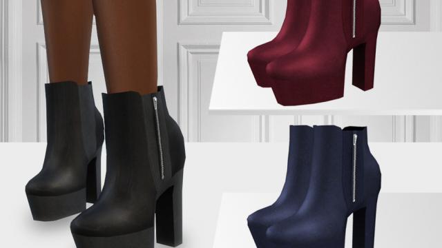 ShakeProductions 636 - High Heel Boots для The Sims 4