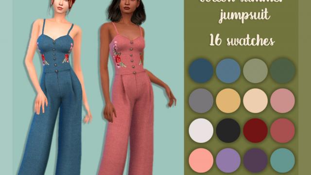 Cotton summer jumpsuit