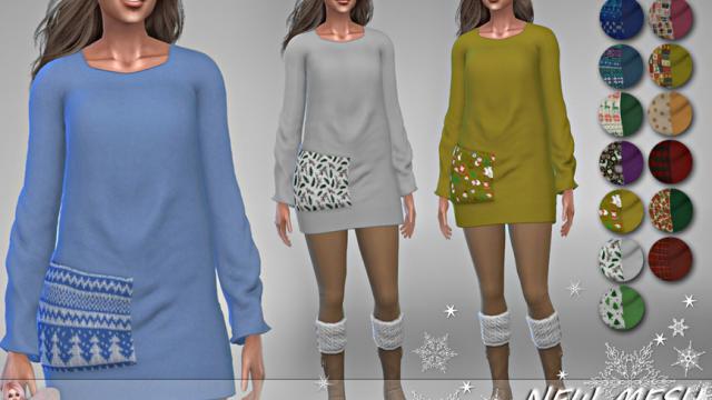 Dress X-MAS 3 - NEW MESH