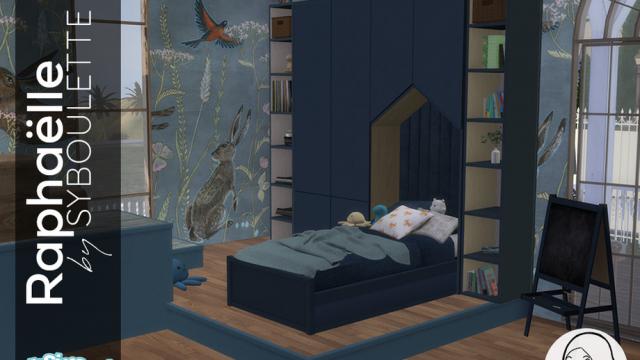 Raphaelle Kid bedroom set for The Sims 4