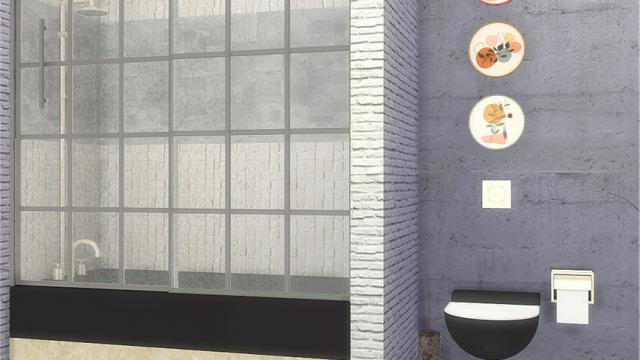 Izyum Bathroom for The Sims 4