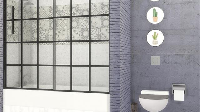 Izyum Bathroom for The Sims 4