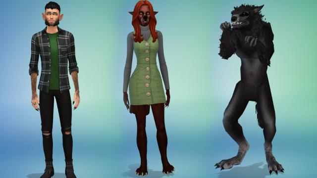 Werewolves Mod for The Sims 4