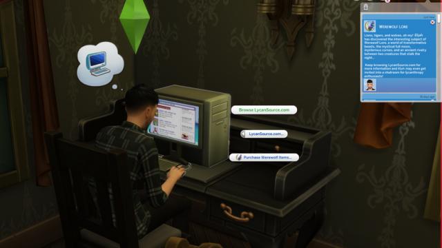 Werewolves Mod for The Sims 4