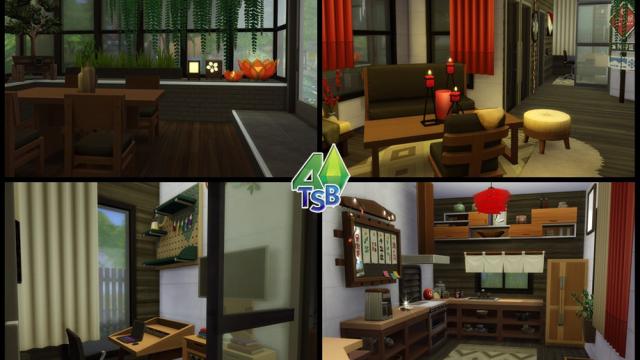 Japanese modern для The Sims 4