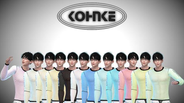 Kohnke Male Long Sleeve Tees - Pastel