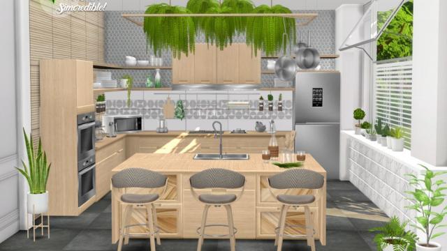 Naturalis Kitchen для The Sims 4