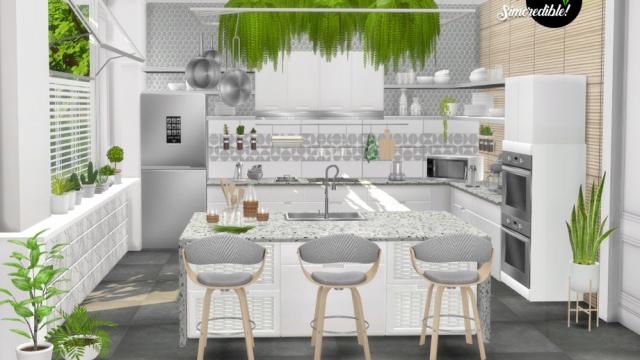 Naturalis Kitchen для The Sims 4