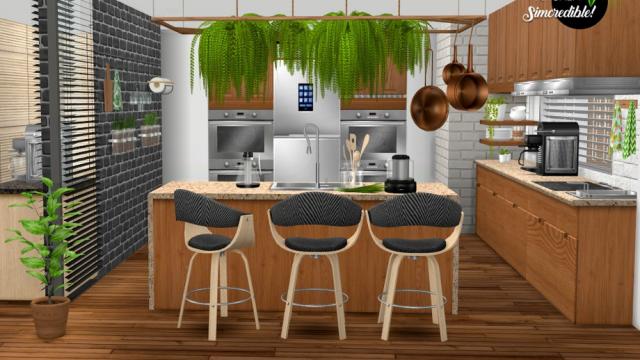 Naturalis Kitchen для The Sims 4