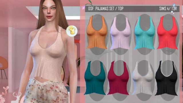 DSF PAJAMAS SET for The Sims 4