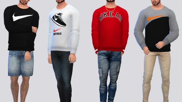 Базовые толстовки Nike / Исходный текст NIKE Basic Sweatshirts