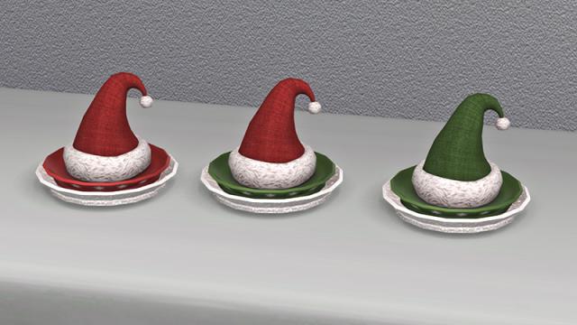 Christmas 2020. Plates with a Hat