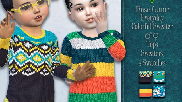 Toddler Colorful Sweater