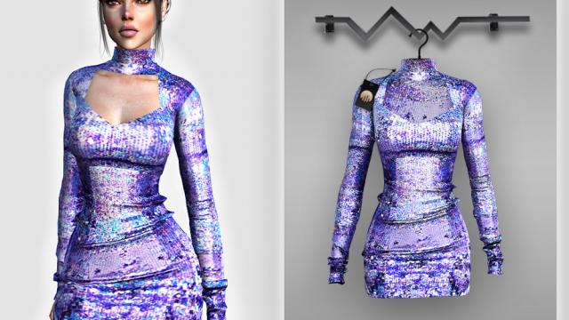 Sequin Dress BD391