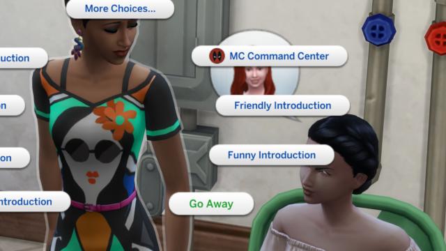 No-Greet Go Away for The Sims 4