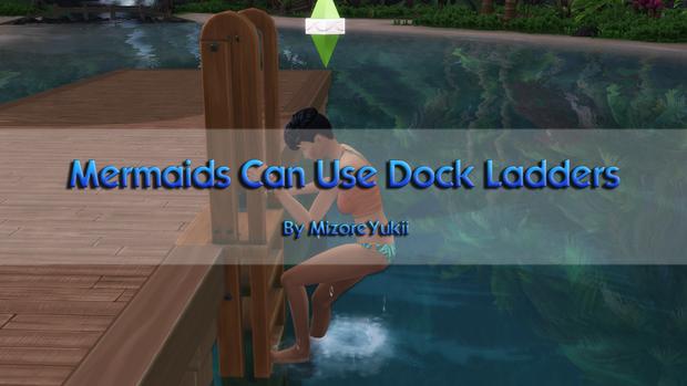 Mermaids Can Use Dock Ladders