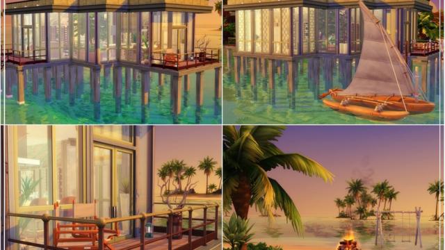 The Ocean House for The Sims 4