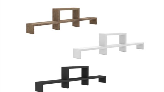 [Alwine bedroom] - wall shelf 4cell