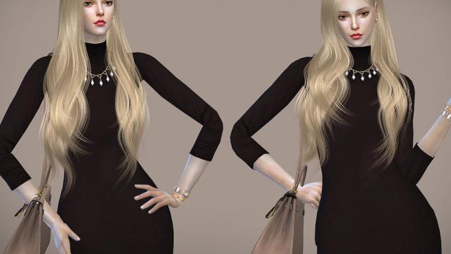 sclub ts4 hair Anna n10 для The Sims 4