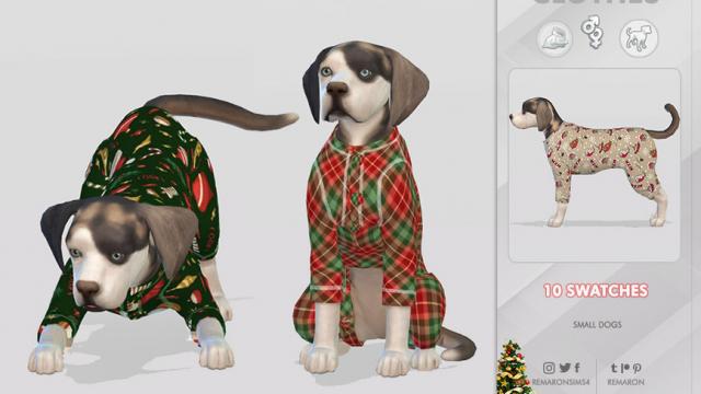 Holiday Wonderland - Jumpsuits for Small Dogs 01