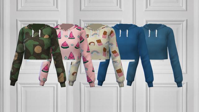 ShakeProductions 605 - Sweatshirt for The Sims 4