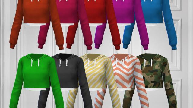 ShakeProductions 605 - Sweatshirt for The Sims 4