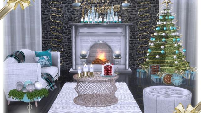 Segor christmas living room