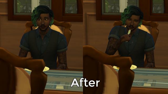 No Spicy Food Reaction for The Sims 4