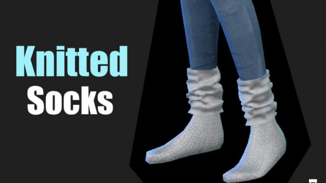 3D Knitted Socks