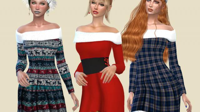 Holiday Wonderland - Christmas pattern dress