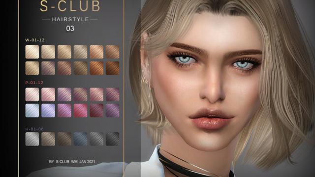 S-Club ts4 WM Hair 202103