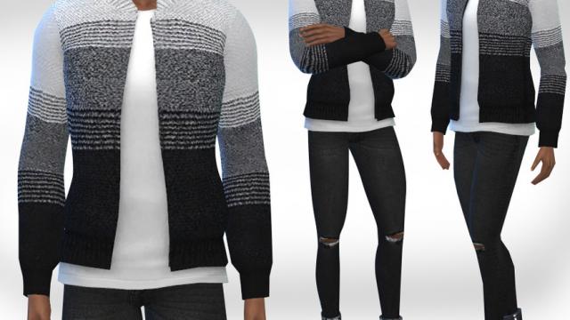 Download Male Sims Cardigans for The Sims 4