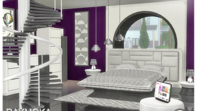 Raymoka bedroom for The Sims 4